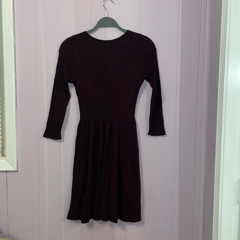 Small Plum American Eagle Sweater Dress